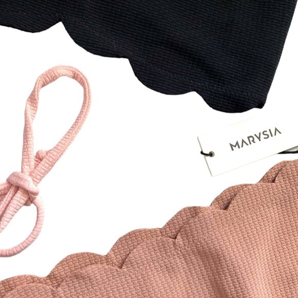 MARYSIA Swim Bottoms 2 Pc Bundle Pink Blush XS - Picture 5 of 10